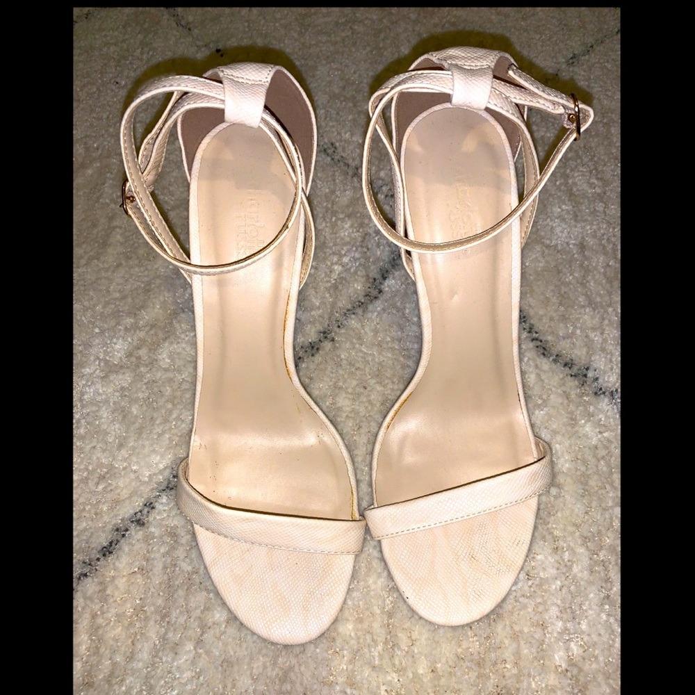 Cream heels